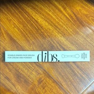 dibs Double-Ended Face Brush for Cream and Powder